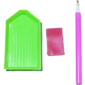 Bordado diamante 5D flor y animal