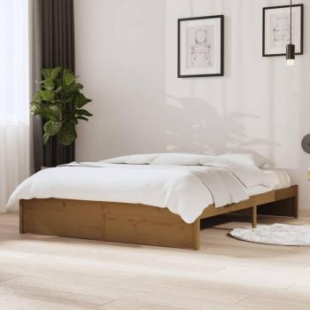 Bed Frame Solid Wood vidaXL 75x190 cm Small Single