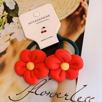 Ensemble de 2 chouchous en résine florale