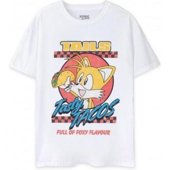 Taco Power Sonic Camiseta Unisex Adulto Blanco