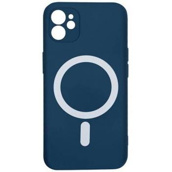 Protezione Magsafe Avizar Blu per iPhone 11 – Soft‑Touch, bordi rialzati