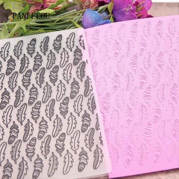 PANFELOU Plastic Embossing Folders for Cake Decorating