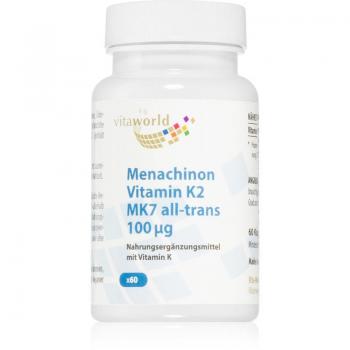 Vita World Menachinon Vitamin K2 MK‑7 100 µg – 60‑Kapseln mit zusätzlichen Vitaminen