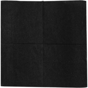 Paquet de serviettes noires