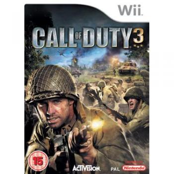 Call of Duty 3 (Nintendo Wii) – Shooter & Gun Adapter Bundle