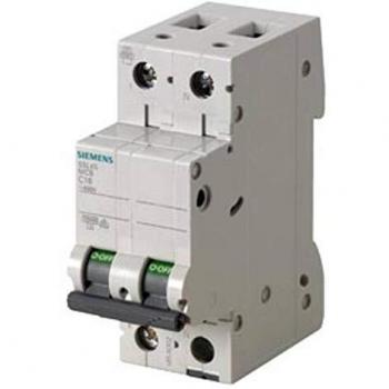 Interruptor Siemens 5SL4506-6 6A Tipo B 1P+N – Sentron, Montaje Carril DIN