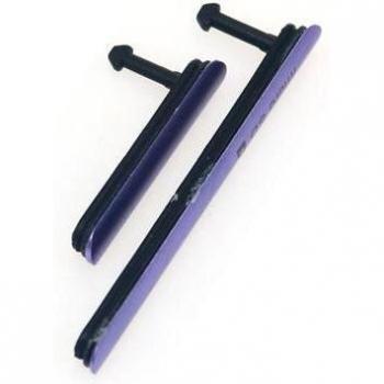 Cltgxdd Black Silver Purple Dust Plug Block Cover for Sony Xperia Z3 D6603 D6643 D6653
