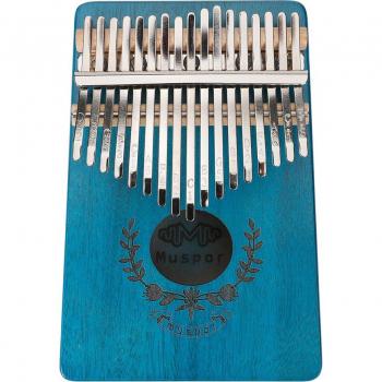 Mbira Kalimba 17 Schlüssel mit Mahagoni-Korpus und Stimmhammer