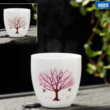 Sakura Ceramic Color Changing Tea Set