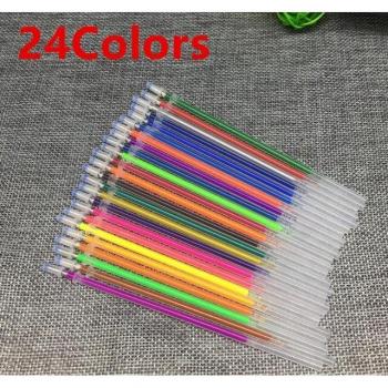 48 Color Glitter Gel Pen Refills