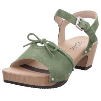 Softclox Kalinda S3653‑03 Sandaletten – Grüner Velours
