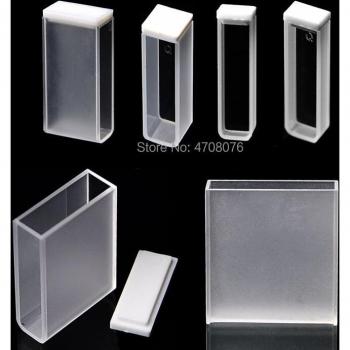Célula de cubeta de vidrio de cuarzo, 30mm, tapa, 2 unidades/caja
