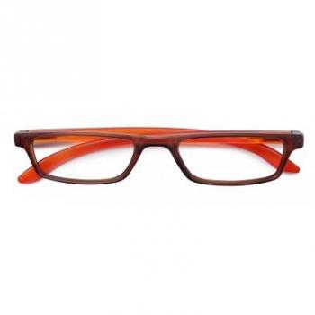 Occhiali Trendy Arancio/Marrone +3,00