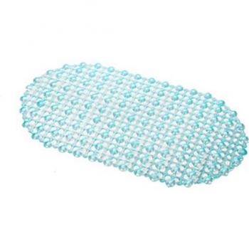 Alfombra de PVC para Ducha con Ventosas 67x37cm