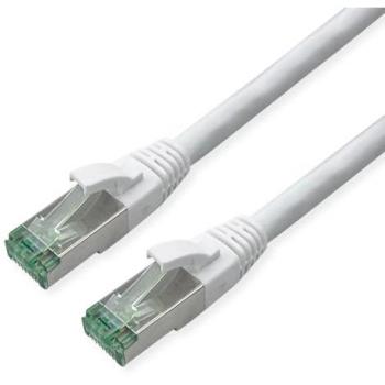 Cable de interconexión S/FTP Cat.6a blanco, 7 m, material reciclado