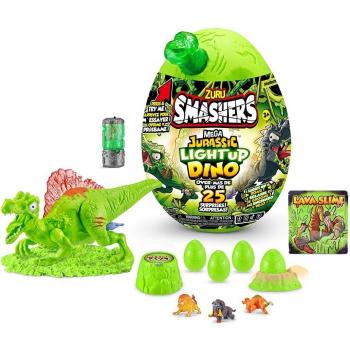 Zuru Smashers Huevo Sorpresa Mega Jurassic Lightup Dino Bizak 62367418