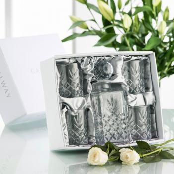Galway Crystal Decanter Set, Renmore Design