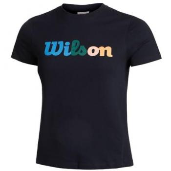 Femme T-Shirt Wilson Heritage – Bleu Marine