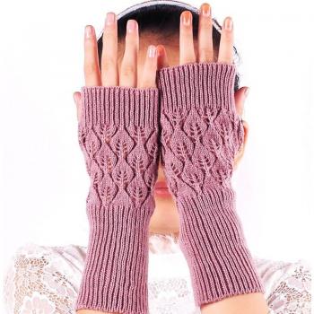 Warm Fingerless Arm Gloves for Women