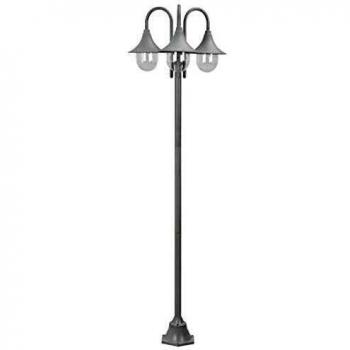 E27 White Garden Lantern Post Light