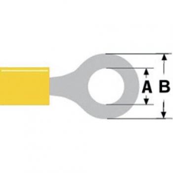 Cosse de Câble Jaune Valueline ST-204 100 Pièces