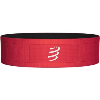 Riñonera Compressport Free Belt Negro y Rojo