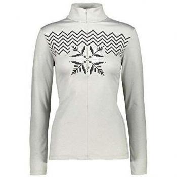 CMP Damen Stretch-Shirt „Kreide Mel“ in Größe 52 – Long Sleeve Print
