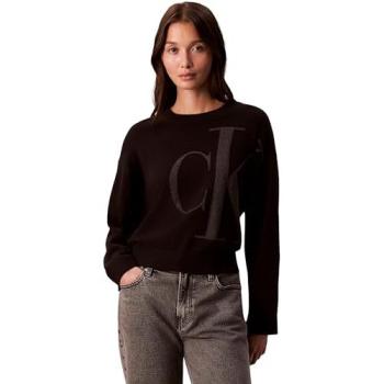 Calvin Klein Jeans Maglione Smooth Nero Regular Fit