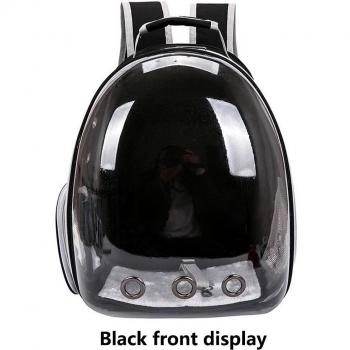 Transparent Pet Travel Backpack with Three Holes