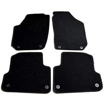 VidaXL 4x Set di Tappetini per Auto in Velluto Robusti e Personalizzabili su Misura
