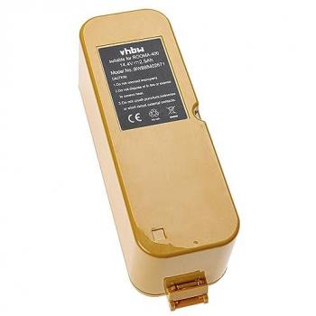 Vhbw NiMH Replacement Battery for iRobot Roomba 5105, 5210, 5250, 4978, Discovery 400, Discovery SE, FloorVac 400 (2500mAh, 14.4V)