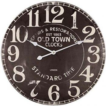 Retro-Optik Quarz Wanduhren 60 cm