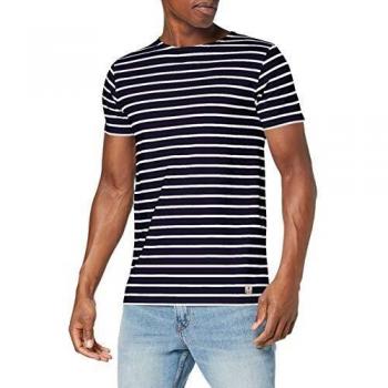 Marinière Hoëdic Armor‑Lux – Leichtes Marine‑Shirt, weiß/naval, S