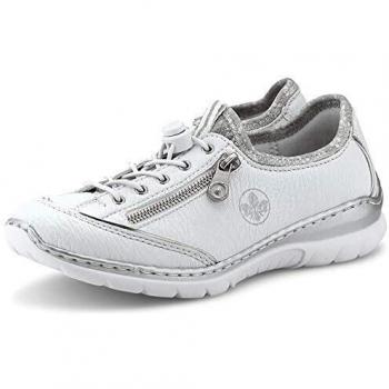 Rieker Baskets Basses L32P2-80 Blanc 39