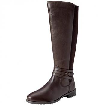 Vanessa Memory Foam Calf Boot – Brown Leather, UK 8