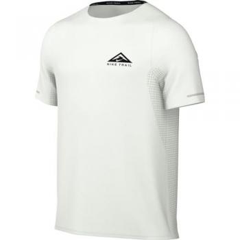 T-shirt da running Nike Trail Solar Chase bianca uomo