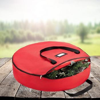 Christmas Wreath Protector Bag with Handles
