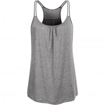 Hibelle Women's Racerback T-Shirt – sommerlich, locker, ideal zum Joggen