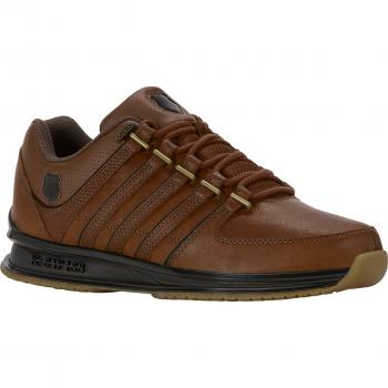 Bruine K‑Swiss Classic Rinzler herenleersneakers EU 40