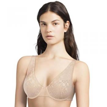 Dual‑Tone Day‑to‑Night Spacer Bra (Beige/Nude) – 34C