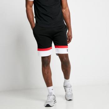 Shorts Neo Triple Panel – Couleurs: Noir, Blanc, Rouge Brûlant