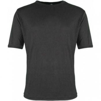 Warrior Men's Black Thermal Top – Short Sleeve, M
