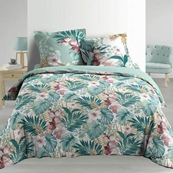 Ensemble de literie percale 3 pièces Kelly 260 x 240 cm