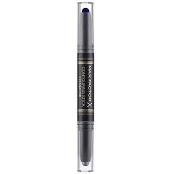 Max Factor Contour Eyeshadow Stick Midnight Blue and Silver Storm