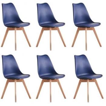 Ensemble de 6 chaises modernes Lorenzo