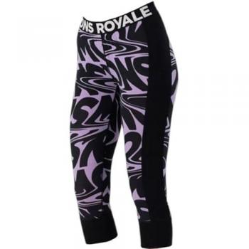 Pantalon Technique 3/4 à motifs en Merino Mons Royale