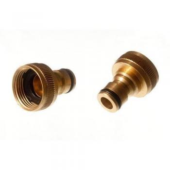 13MM Solid Brass TAP Adaptor with SNAP FIT Hose Fitting (Pack of 50)