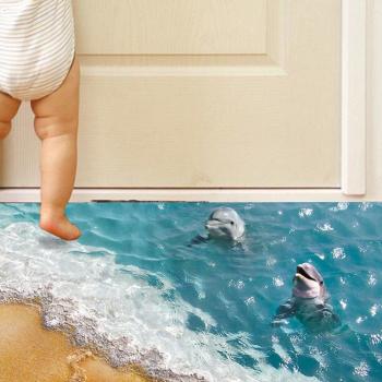 Removable Beach Floor Decal