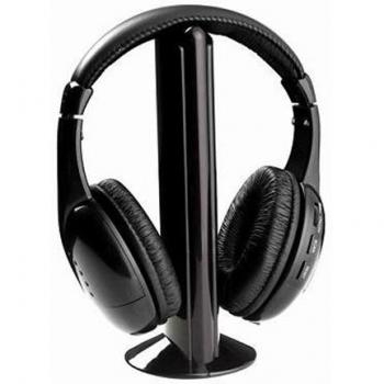 Brigmton BAI-220 Noise Cancelling Wireless Headphones Black