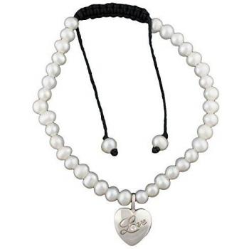 Thomas Sabo Süßwasserperlen Herz Love Armband – 22 cm, 5 mm – SD_A0009-176-14